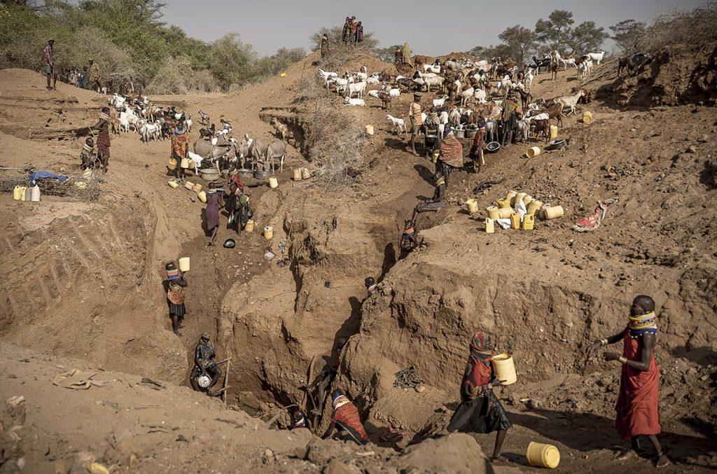 Le réchauffement climatique cause l’assèchement du lac Turkana au Kenya