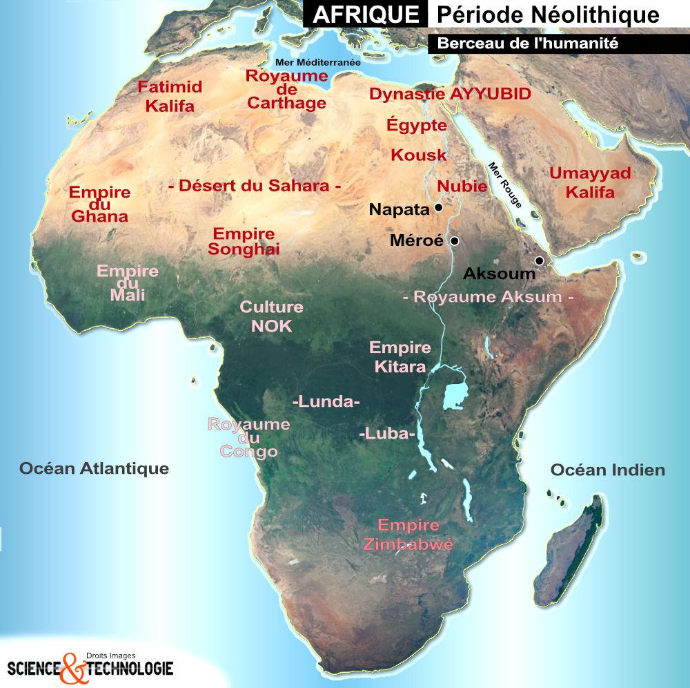 carte de l'Afrique ancienne