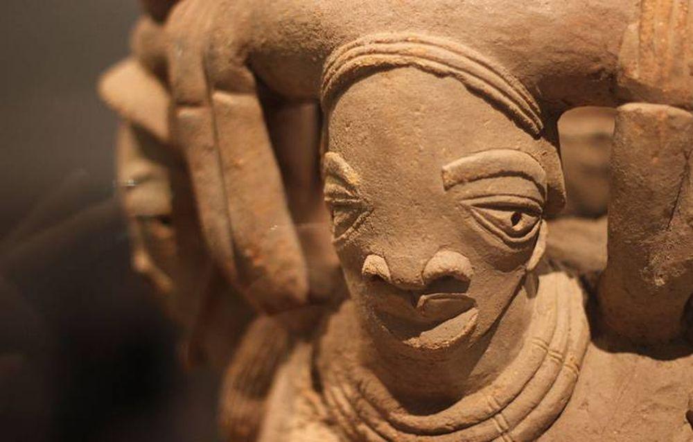 Sculpture d'Afrique ancienne en provenance de la culture nok