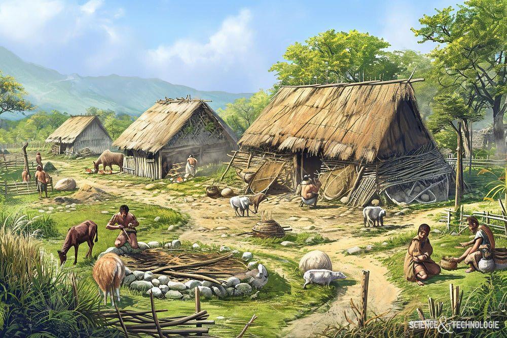 La Culture Rubanée, datant du Néolithique en Europe centrale et orientale (5500-4500 av. J.-C.)