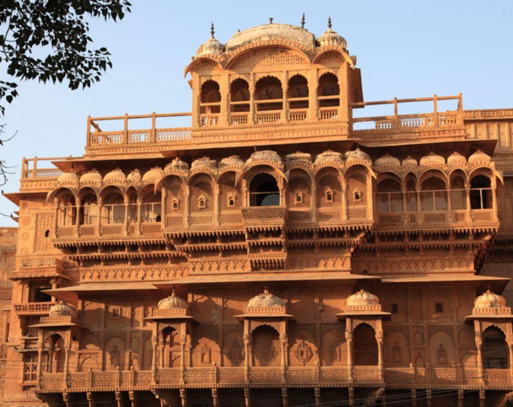 /// Le Palais de Jaisalmer situé à Jaisalmer, au Rajasthan en Inde ///
