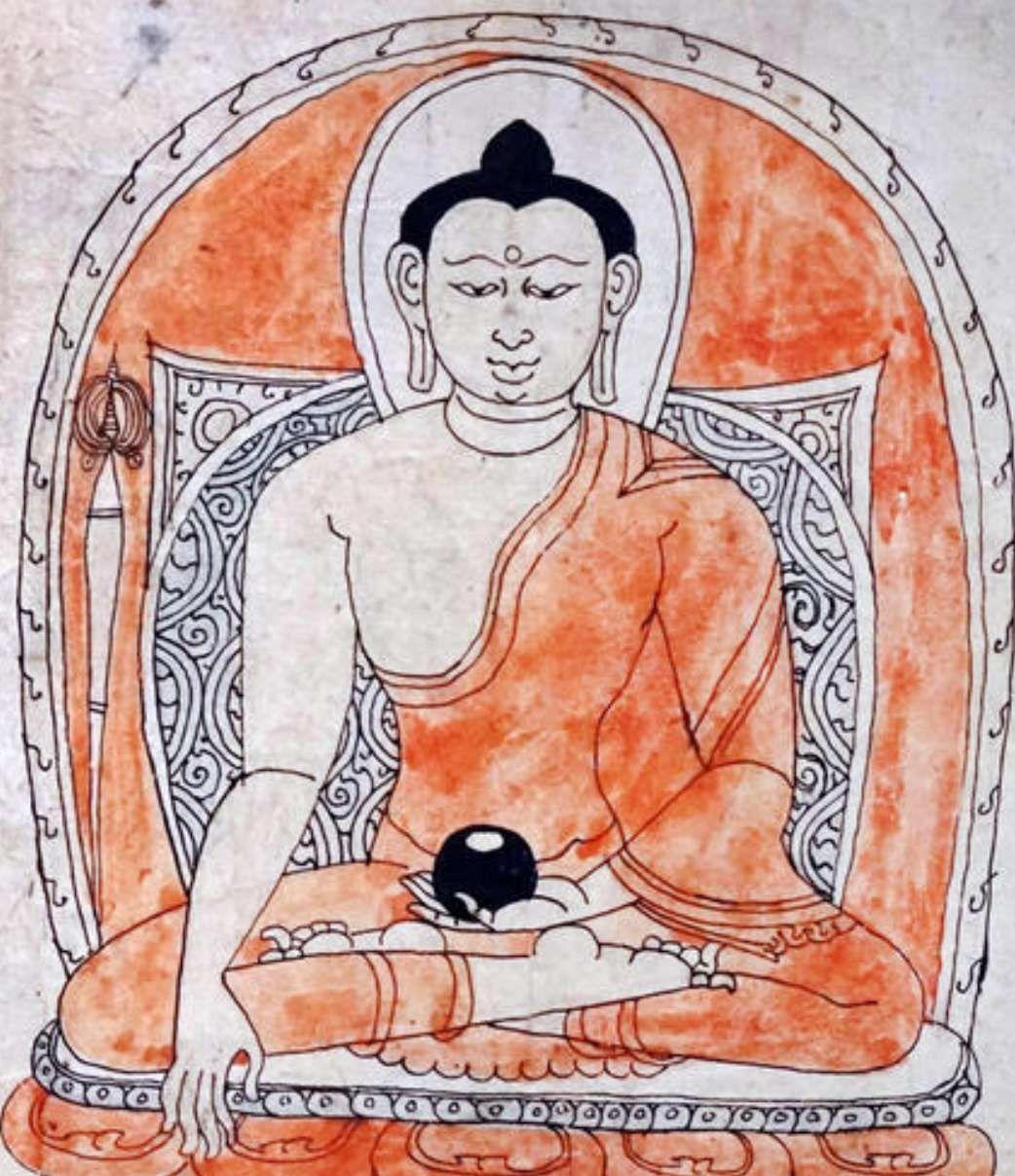 /// Illustration du prince Siddhartha Gautama en état de Bouddha ///