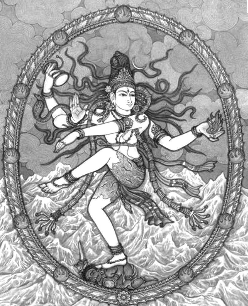 Shiva est Le destructeur et le transformateur. Il est vénéré sous de nombreuses formes, dont la plus populaire est celle de Nataraja, le Seigneur de la danse.